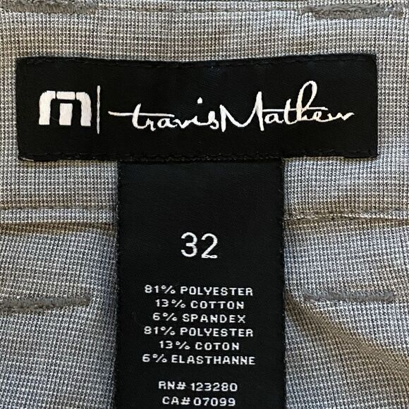 TravisMathew Gray Performance Stretch Shorts – Size 32 - Picture 3 of 12